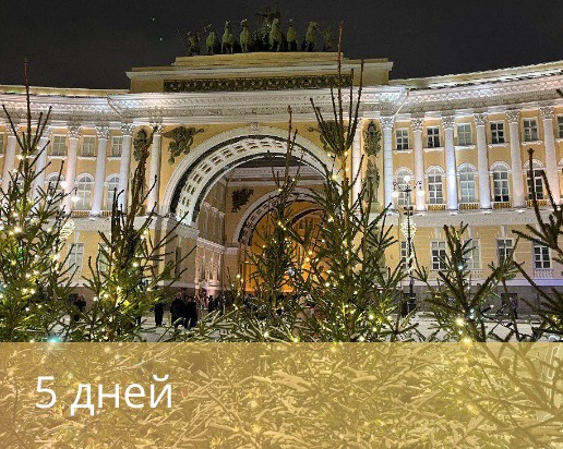 Новогодний тур "На невских берегах" 5 дней/4 ночи, с 30.12.2024 по 03.01.2025 (понедельник-пятница) 