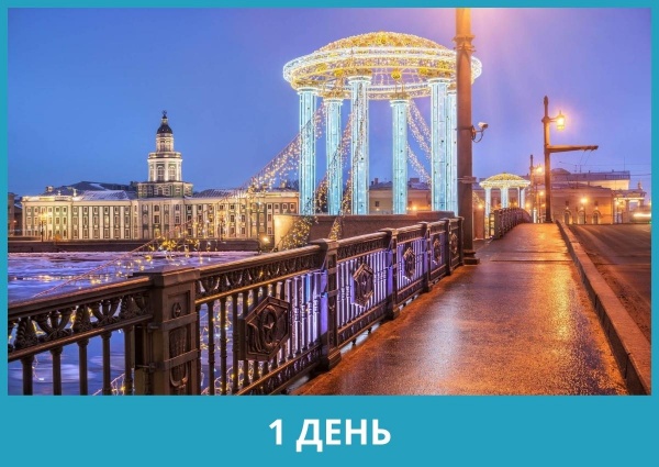 Экскурсия «Петербурга зимние страницы» (3 января 2024, среда)